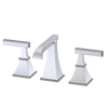 Rubinet Widespread Lav. Set. (less drain) Satin Chrome