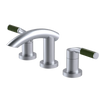 Rubinet Widespread Lav. Set. (less drain) Satin Chrome