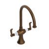 Rubinet Two Handle Single Hole Kitchen Set Oil Rubbed Bronze