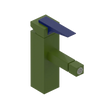 Rubinet Single Control Bidet Fitting (less drain) Green Envy