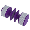 Rubinet Shower Door Knob (set) Purple Haze