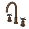 Rubinet Widespread Kitchen Set with LaSalle Spout Tuscan Brass