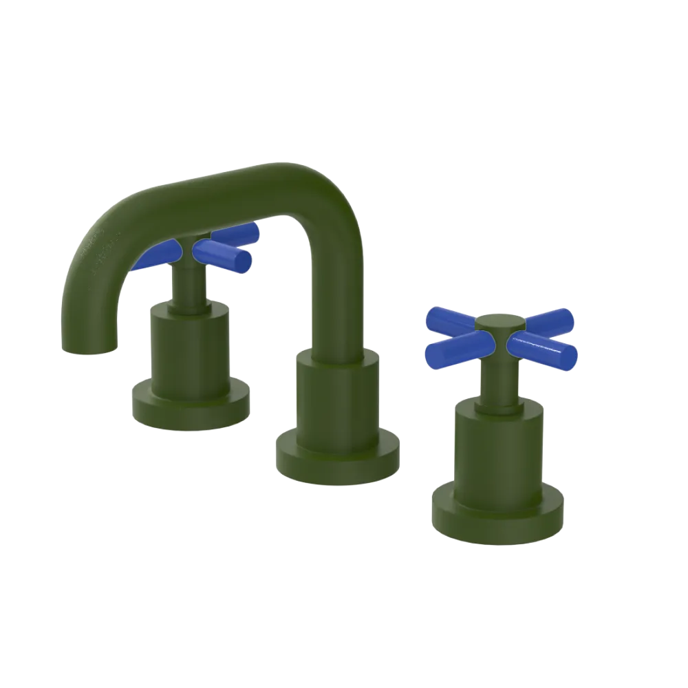 Rubinet Widespread Lav. Set. (less drain) Green Envy