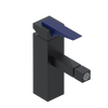 Rubinet Single Control Bidet Fitting (less drain) Matt Black