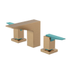 Rubinet Widespread Lav. Set. (less drain) Satin Gold