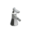 Rubinet Single Control Bidet Fitting (less drain) Satin Nickel