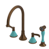 Rubinet Widespread Kitchen Set with Hand Spray Oil Rubbed Bronze