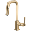 Brizo Pull Down Prep Faucet With Square Spout Knurled Handle