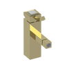 Rubinet Single Control Bidet Fitting (less drain) Gold