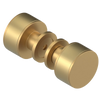 Rubinet Shower Door Knob (set) Satin Gold