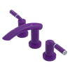Rubinet Widespread Lav. Set. (less drain) Purple Haze