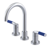 Rubinet Widespread Lav. Set. (less drain) Satin Chrome