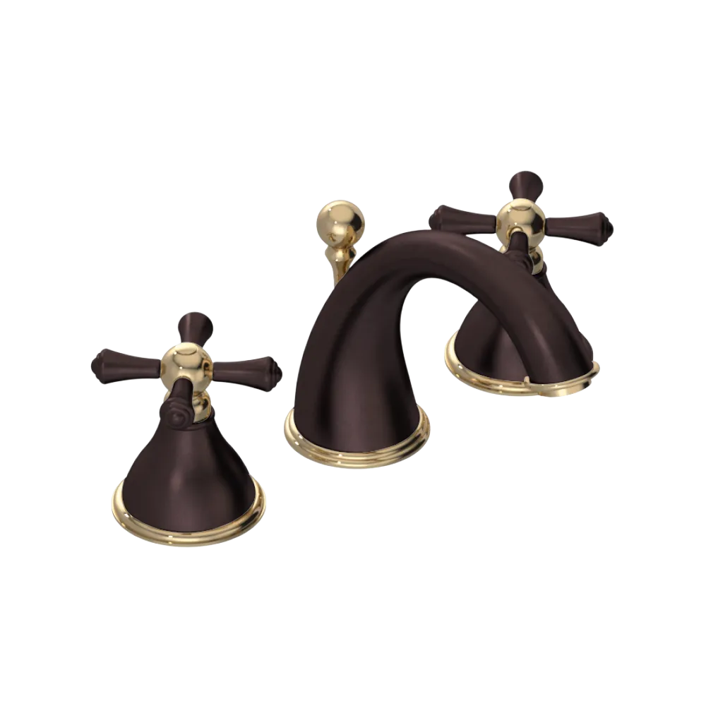 Rubinet Widespread Lav. Set. (less drain) Oil Rubbed Bronze