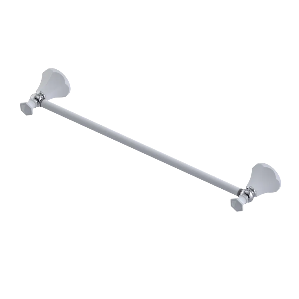 Rubinet Towel Bar 24" Matt White