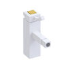 Rubinet Single Control Bidet Fitting (less drain) Matt White
