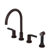 Rubinet Widespread Kitchen Set with Hand Spray Oil Rubbed Bronze
