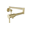 Baril Single-hole wall-mounted pot filler with two handles