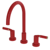 Rubinet Widespread Kitchen Set Red