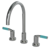 Rubinet Widespread Kitchen Set Satin Nickel