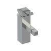 Rubinet Single Control Bidet Fitting (less drain) Satin Nickel