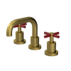 Rubinet Widespread Lav. Set. (less drain) Antique Brass Matt