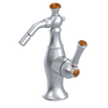Rubinet Single Control Bidet Fitting (less drain) Satin Chrome