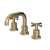 Rubinet Widespread Lav. Set. (less drain) Gold