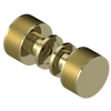 Rubinet Shower Door Knob (set) Natural Brass