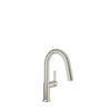 Baril Single-hole bar / prep kitchen faucet with 2-function pull-down spray
