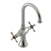 Rubinet Single Hole Dual Handle Lav. Set. (less drain) Satin Nickel