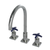 Rubinet Widespread Kitchen Set Satin Nickel