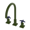 Rubinet Widespread Kitchen Set Green Envy