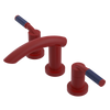 Rubinet Widespread Lav. Set. (less drain) Maroon