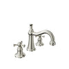 Baril 8" c/c lavatory faucet, drain included