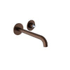 Baril Single lever wall-mounted lavatory faucet (without handle), drain not included