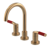 Rubinet Widespread Lav. Set. (less drain) Satin Gold
