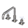 Rubinet Widespread Kitchen Set with Genesis Spout Polished Nickel
