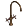 Rubinet Two Handle Single Hole Kitchen Set Tuscan Brass