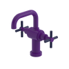 Rubinet Single Hole Dual Handle Lav. Set. (less drain) Purple Haze