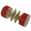 Rubinet Shower Door Knob (set) Satin Brass