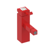 Rubinet Single Control Bidet Fitting (less drain) Red