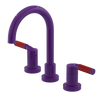 Rubinet Widespread Lav. Set. (less drain) Purple Haze