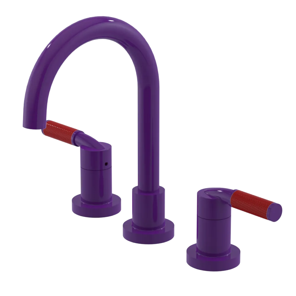 Rubinet Widespread Lav. Set. (less drain) Purple Haze