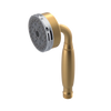 Rubinet 3 Function Hand Held Shower Only Satin Gold
