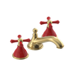 Rubinet Widespread Lav. Set. (less drain) Satin Gold