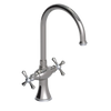 Rubinet Two Handle Single Hole Kitchen Set Polished Nickel