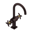 Rubinet Single Hole Dual Handle Lav. Set. (less drain) Oil Rubbed Bronze