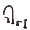 Rubinet Widespread Kitchen Set with Hand Spray Oil Rubbed Bronze