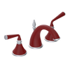 Rubinet Widespread Lav. Set. (less drain) Maroon
