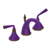 Rubinet Widespread Lav. Set. (less drain) Purple Haze